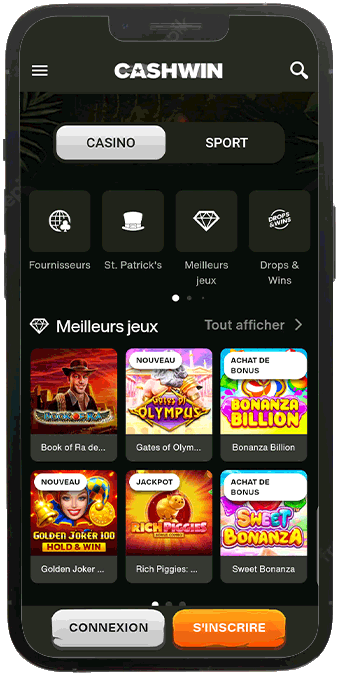 version mobile cashwin casino
