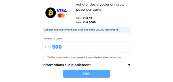 achat de cryptomonnaies sur winolot casino