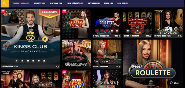 tentez votre chance en jouant  avec de véritables croupiers winolot casino