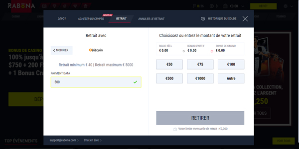 retrait rabona étape 4