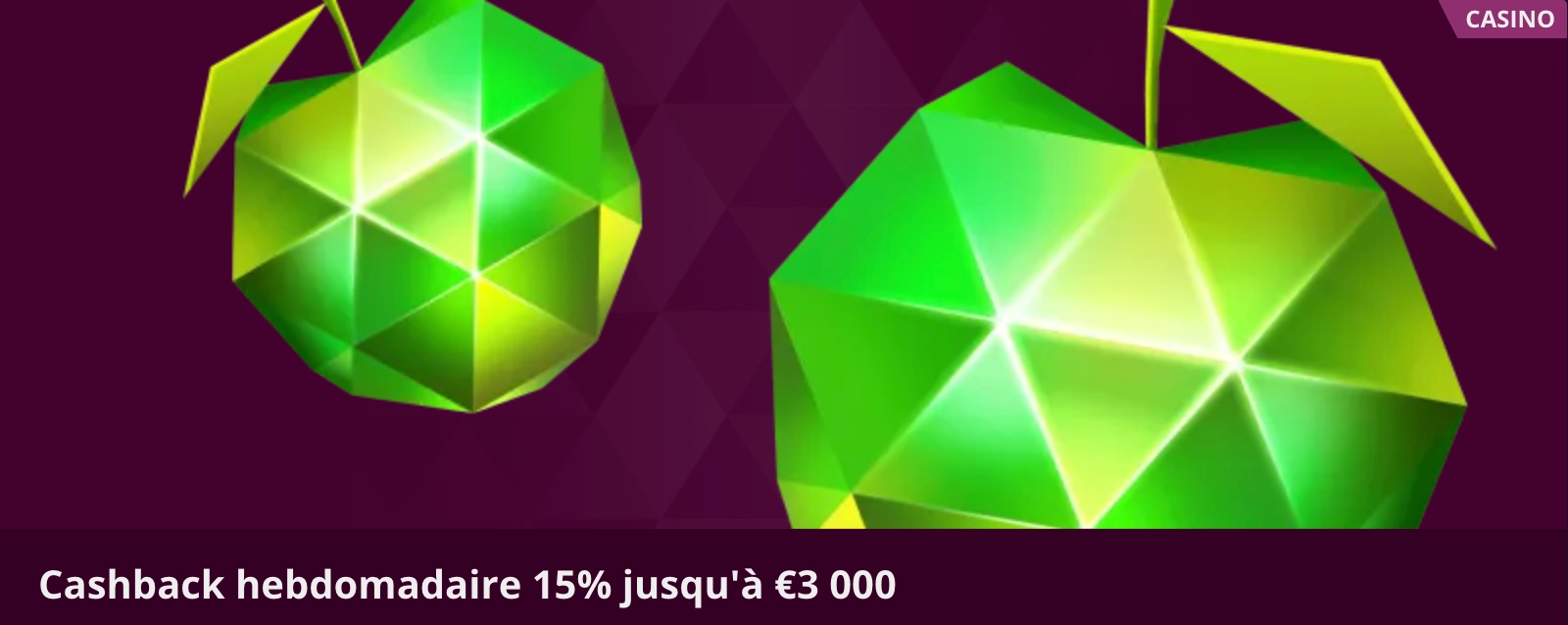 bonus cashback hebdomadaire vip sur malina casino