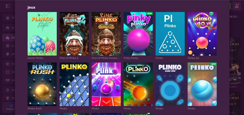 plinko malina casino