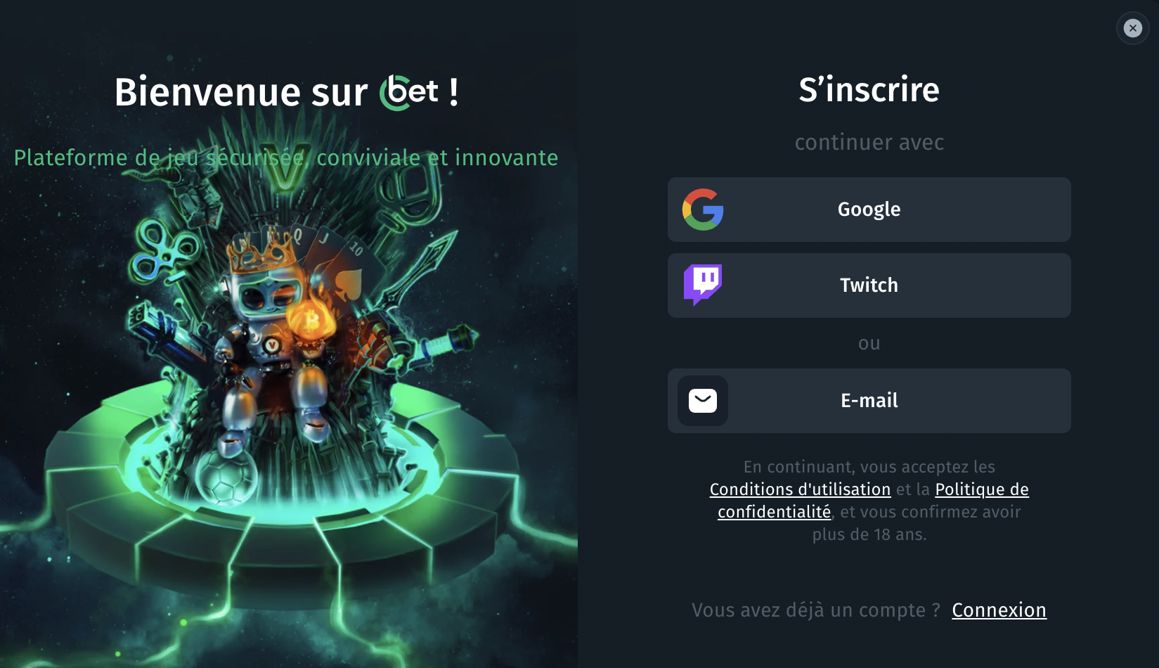 cbet inscription etape1