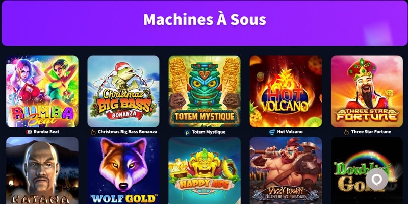 Etape 3 jouez aux free spins