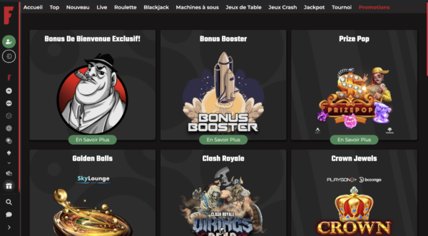 onglet promotions de fatboss