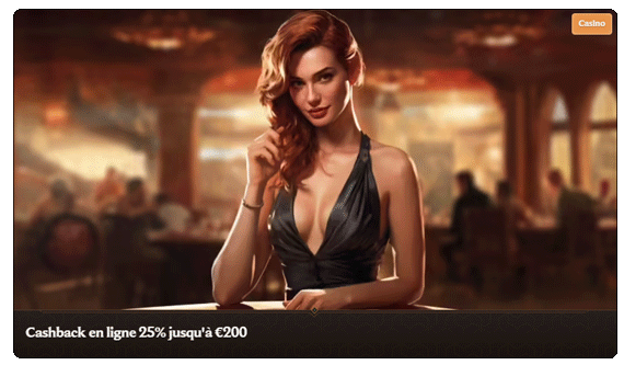 capture d'écran bonus cashback crownplay casino