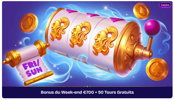 capture d'écran bonus weekend genieplay casino