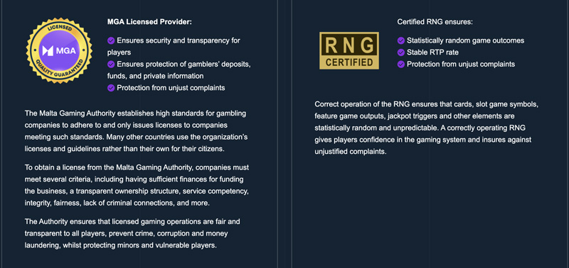 platipus gaming les certifications