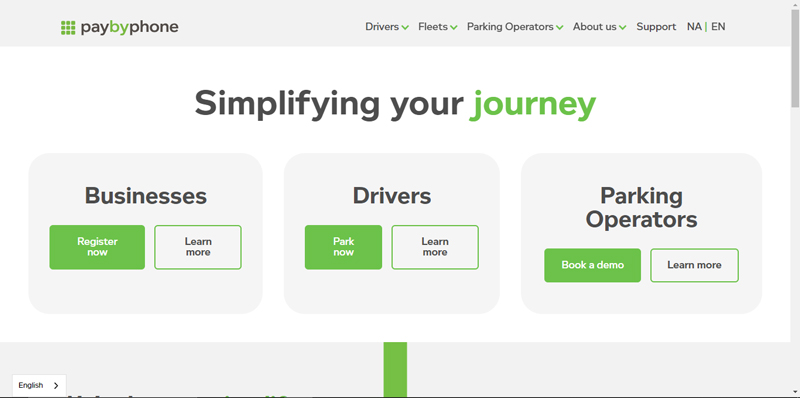 Paybyphone Casino la Page d'accueil