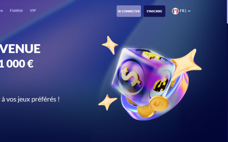 d'accueil shiny wilds casino