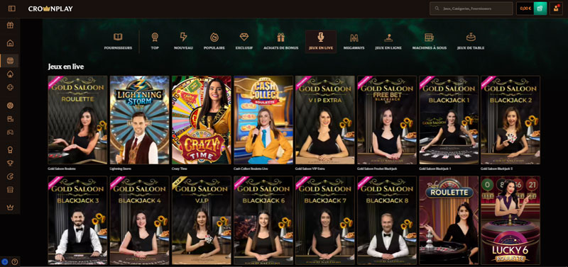 vivez une experience exceptionnelle avec de vrais croupiers crown play casino