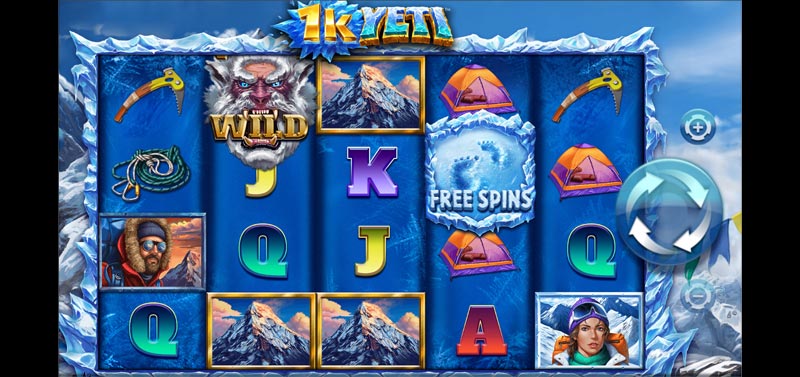 machine à sous 1k yeti