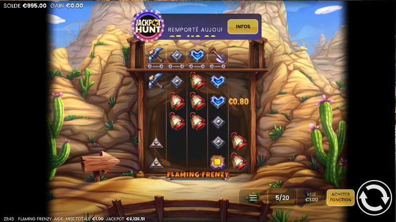 Machine à sous Flaming Frenzy de Octoplay