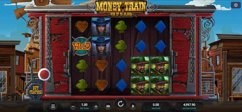 machine à sous money train