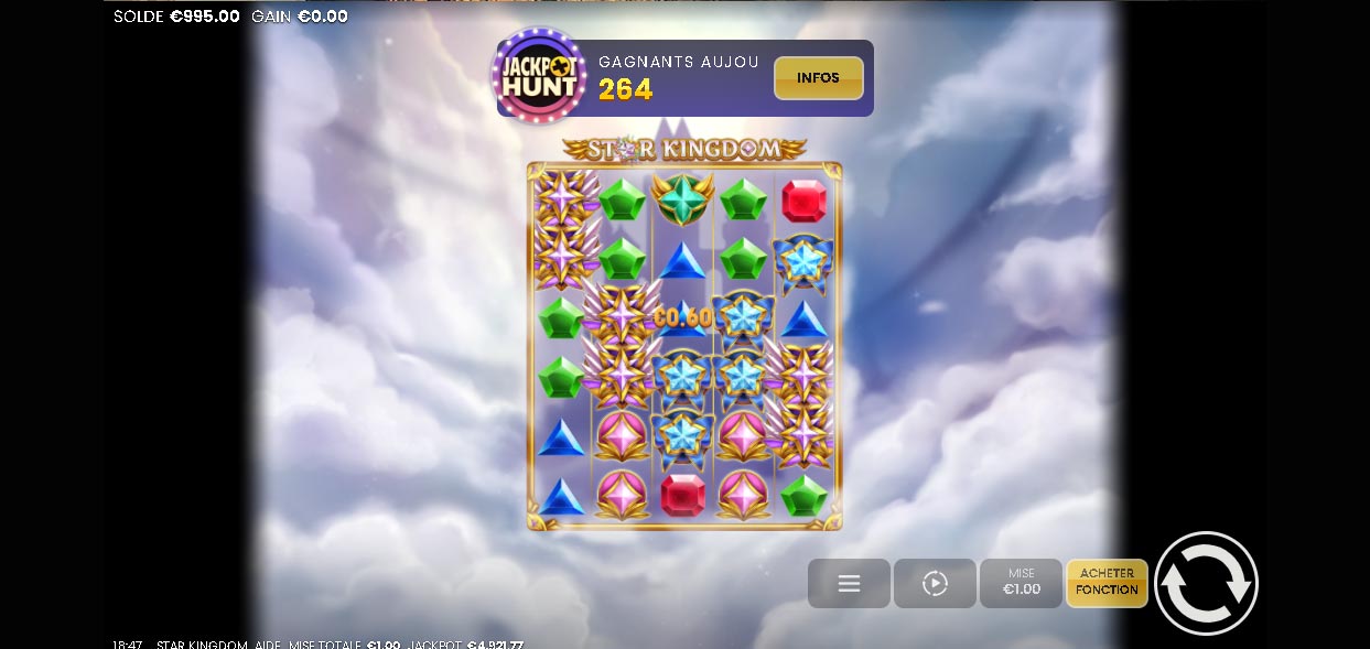 Machine à sous Star Kingdom de Octoplay