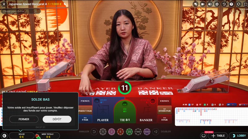 speed baccarat de evolution gaming genieplay casino