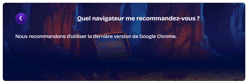 compatibilité navigateur genieplay casino