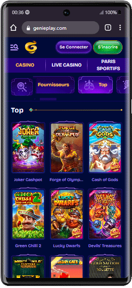 version mobile google genieplay casino