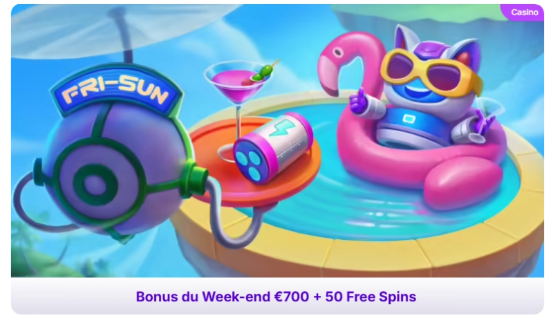 bonus du weekend robocat