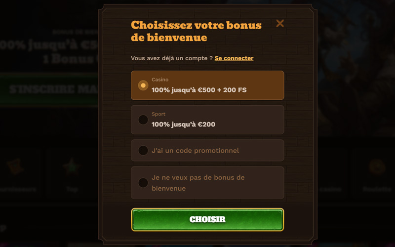 choix du bonus fatpirate