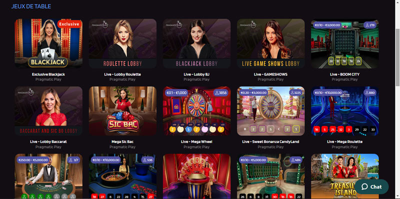 trivelabet casino découvrez des jeux de table de qualité