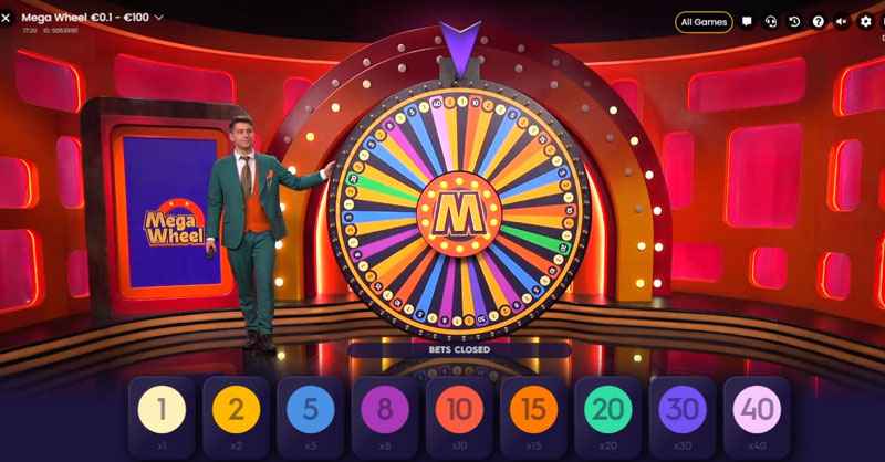 trivelabet casino mega wheel de pragmatic play