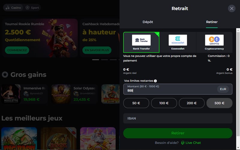 retrait betonred étape 4