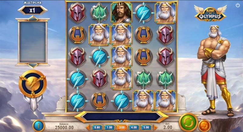 powbet casino slot rise of olympus de play'n go