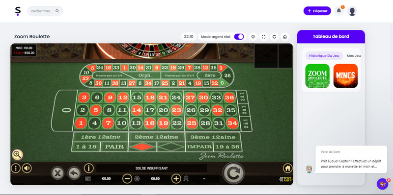slott casino zoom roulette de betsoft