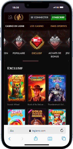 version mobile iphone legiano casino