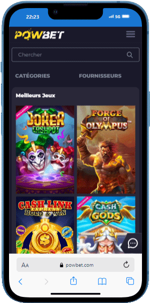 version mobile iphone powbet casino