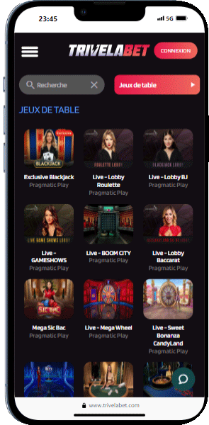 version mobile iphone trivelabet casino