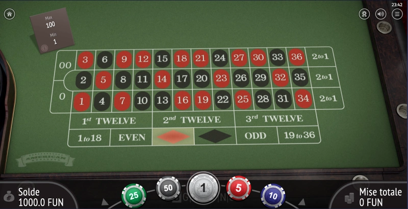 american roulette de bgaming booms bet casino