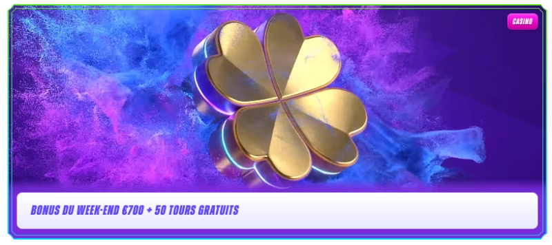 capture d'écran bonus du weekend funbet casino