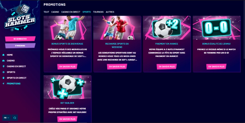 capture decran bonus sport slots hammer casino