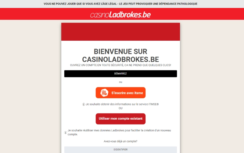 page d'accueil ladbrokes