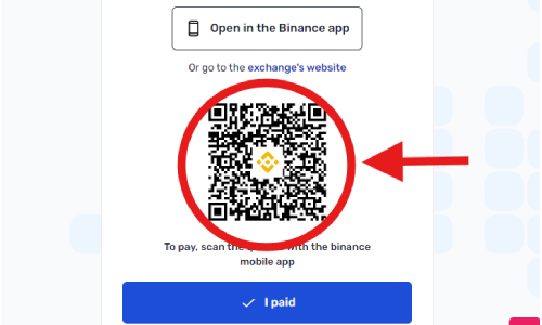 dépôt avec Binance sur Joker8 étape 4