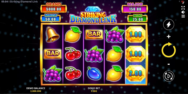 machine à sous striking diamond link
