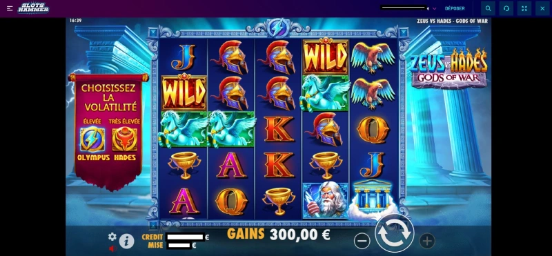 capture decran zeus vs hades slots hammer