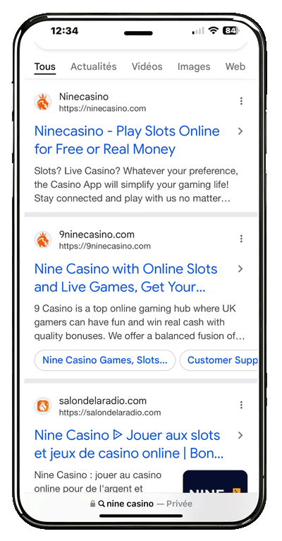 nine casino application iphone