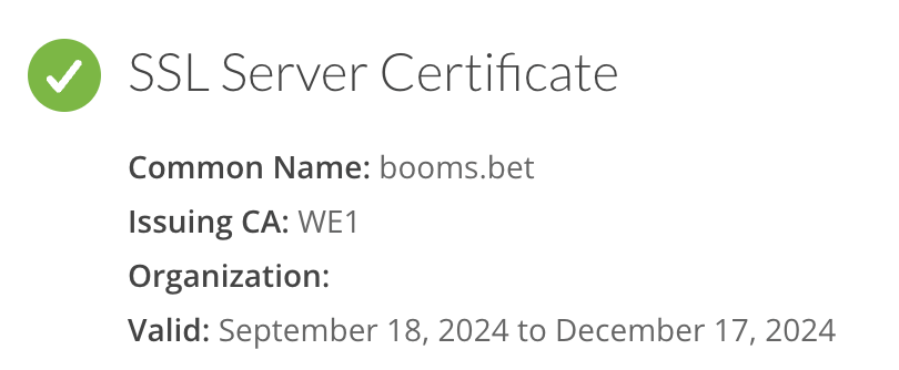 securité booms bet casino