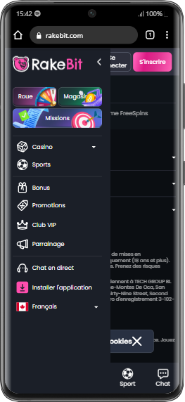 version mobile galaxy rakebit casino