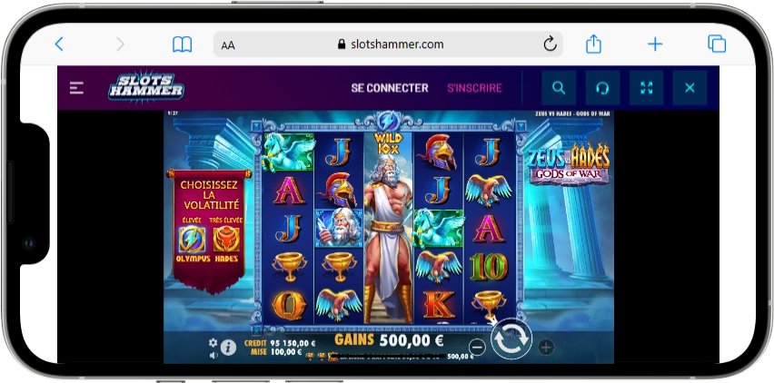 version mobile slots hammer casino