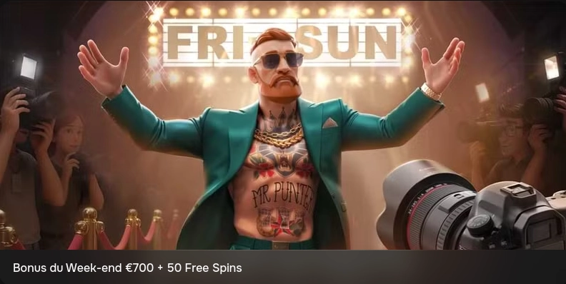 bonus du week-end sur mrpunter casino