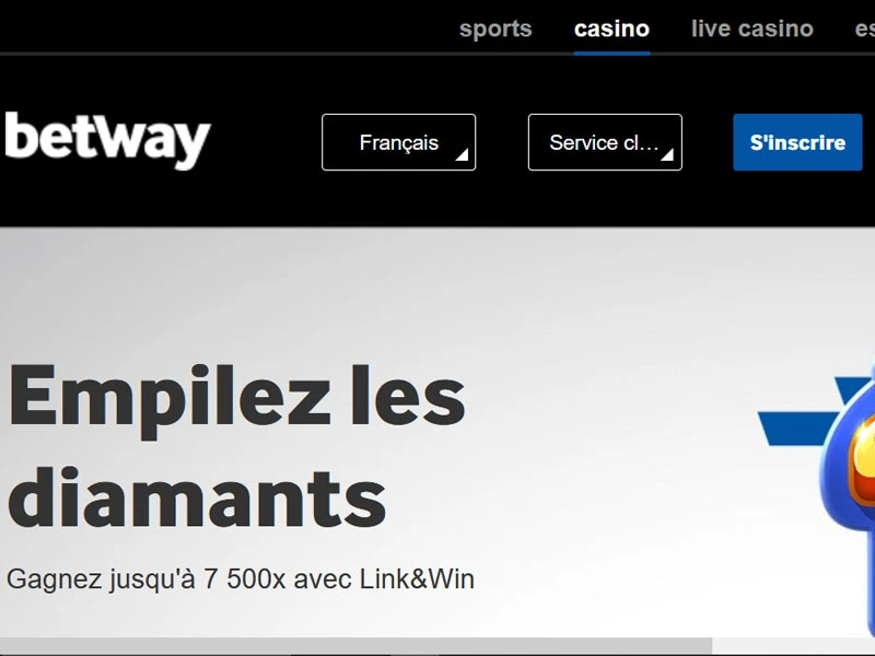 d'accueil betway