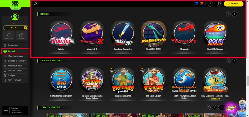 mini-jeux 888 casino