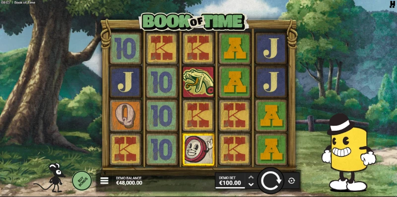 book of time de hacksaw gaming sur slots palace