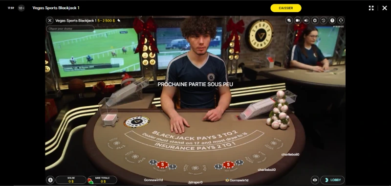 vegas sport blackjack