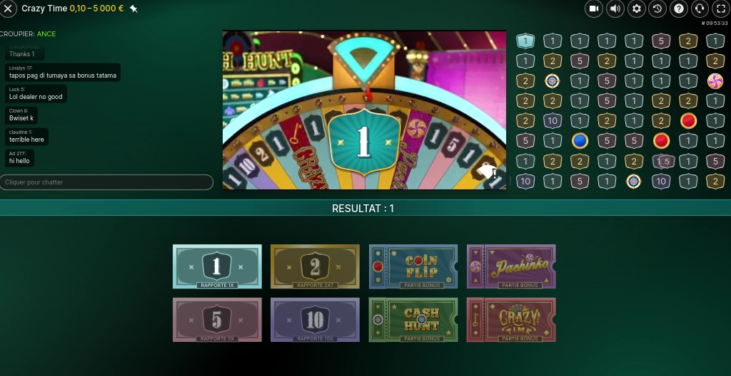 crazy time game mr punter casino