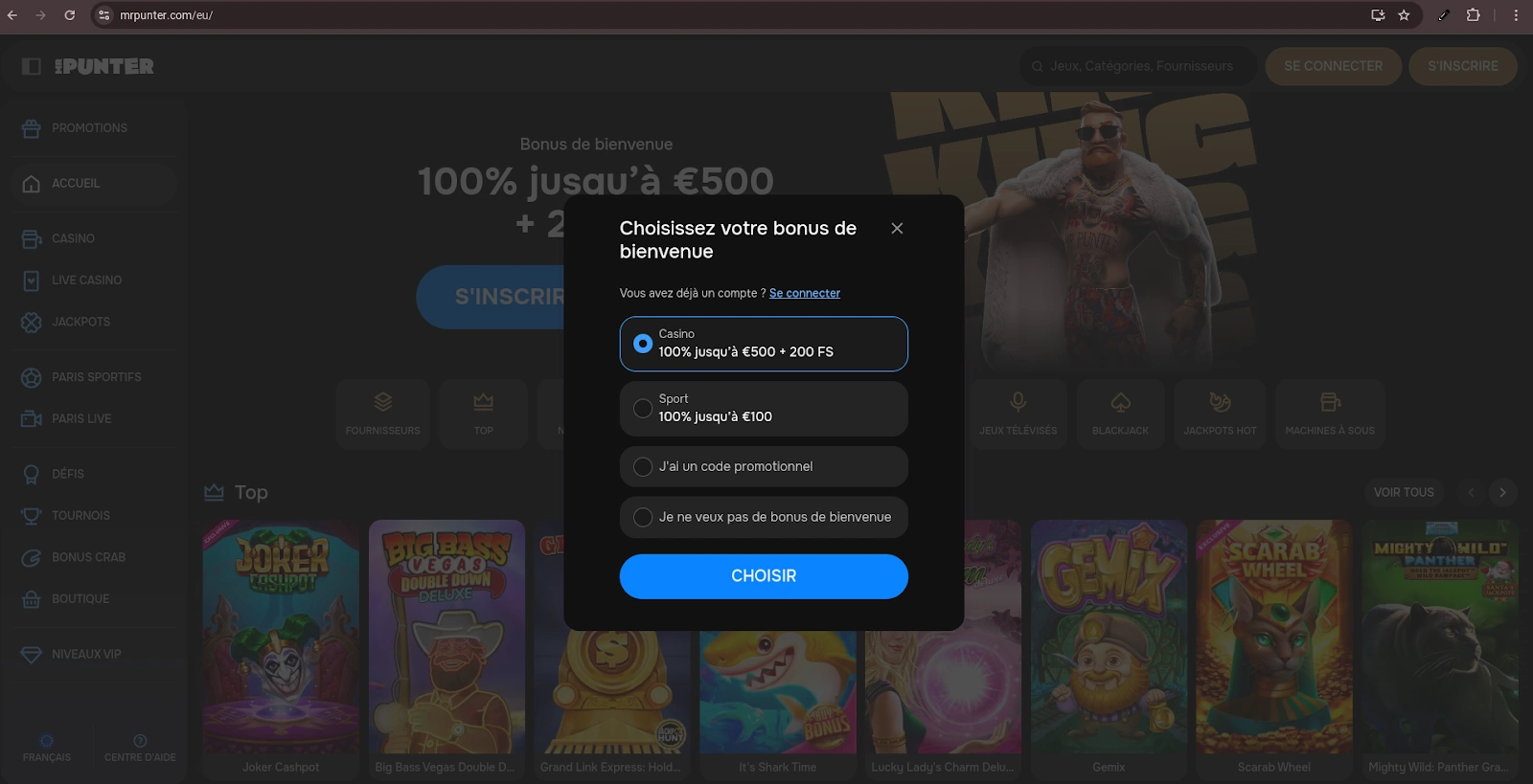 inscription-etape-3-mr-punter-casino